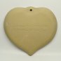 Vintage Brown Bag cookie mold Folk Heart 1986