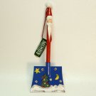 Vintage Midwest pencil Santa shovel Christmas ornament