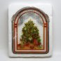 Christmas suncatcher tree with presents