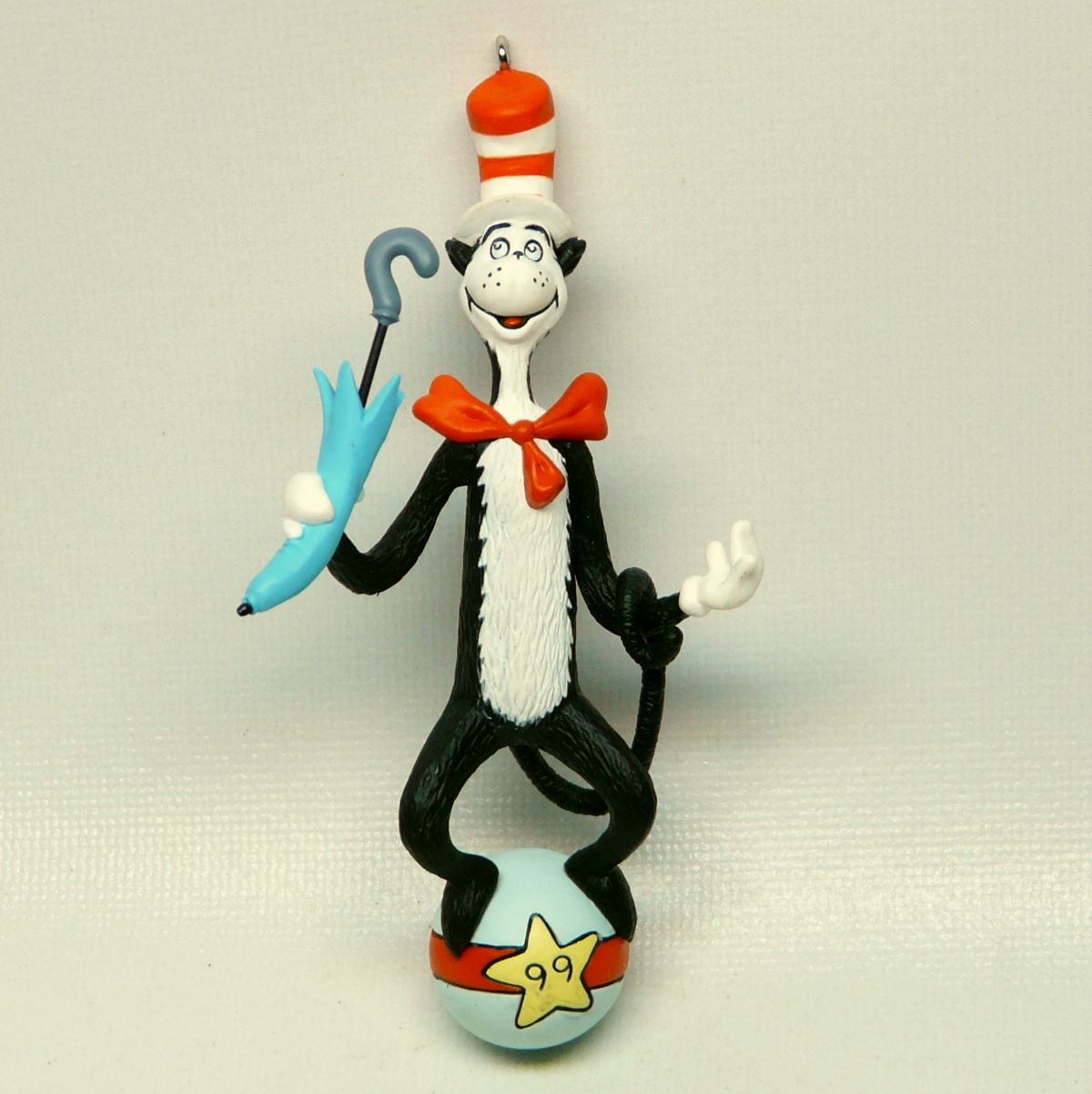 Hallmark 1999 Cat in the Hat Christmas ornament Seuss QXI6457