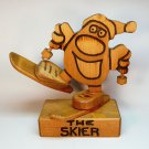 Vintage Don Mars Originals the Skier figurine hand crafted wood