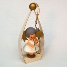 vintage Christmas ornament angel w horn wooden German Democratic Republic vintage Christmas ornament angel w horn wooden German Democratic Republic
