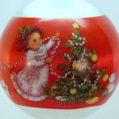 vtg Hallmark Granddaughter Christmas Ornament satin 1978 QX2163 never far from thought vtg Hallmark Granddaughter Christmas Ornament satin 1978 QX2163 never far from thought