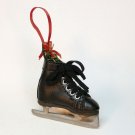 Men's Ice Skate Christmas ornament black realistic Men's Ice Skate Christmas ornament black realistic