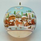vintage Hallmark Love Filled Home Christmas ornament 1979 QX2127 satin ball