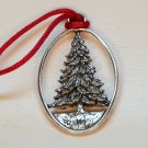 Pewter Seagull spruce tree ornament 1992 Etain Zinn Canada
