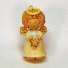 vintage Hallmark 1978 angel Christmas ornament dough look QX1396