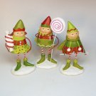 3 Christmas elf figurines Midwest 3 Christmas elf figurines Midwest