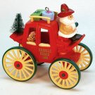 Vtg Hallmark 1988 Here Comes Santa #10 Kringle Koach QX4001 Vtg Hallmark 1988 Here Comes Santa #10 Kringle Koach QX4001