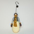 Snowman Christmas ornament country look