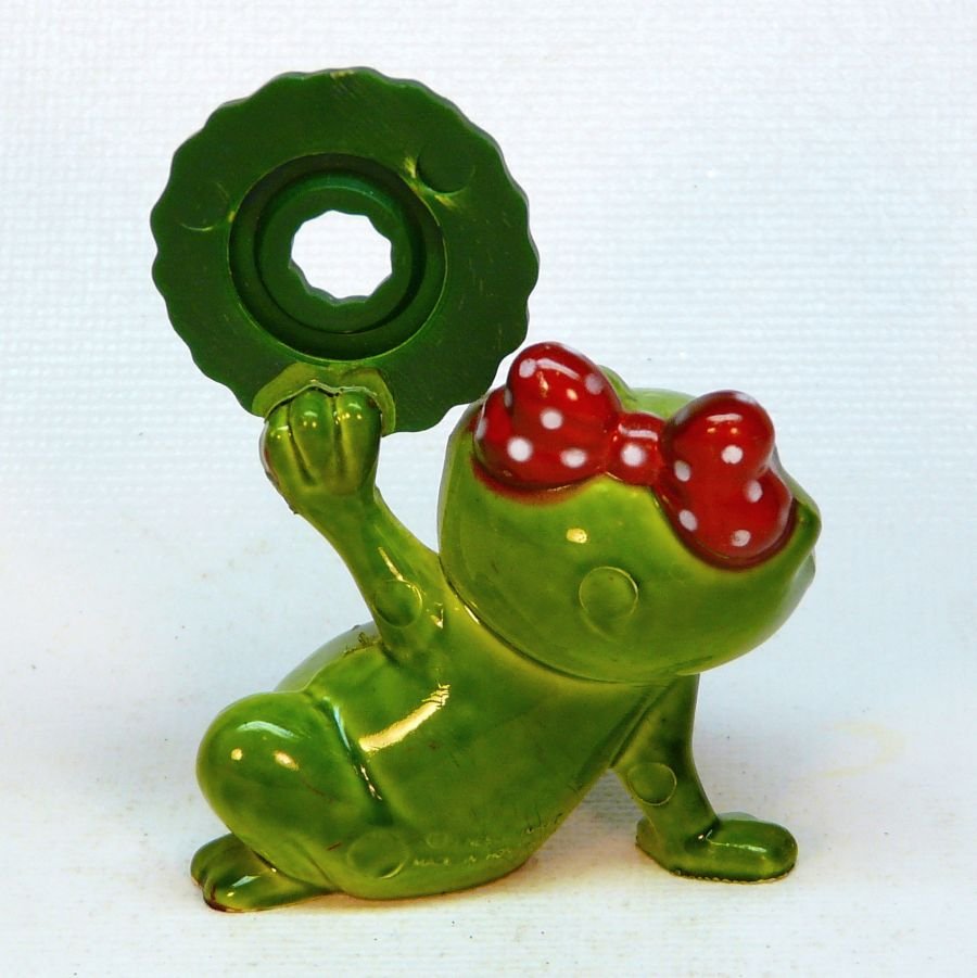 cute frog figurine