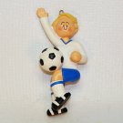 Soccer Christmas ornament boy