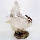 Ice skating bird Christmas ornament