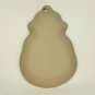 Snowman ceramic clay cookie mold