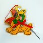 Vtg Pluto the Walt Disney Co. wooden ornament