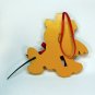 Vtg Pluto the Walt Disney Co. wooden ornament