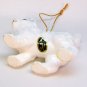 vtg long haired cat bone china Christmas ornament