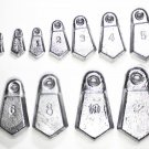 Flat Bank Sinkers - 1/2oz - 12 Count - Free Shipping - Proudly made in the U.S.A!