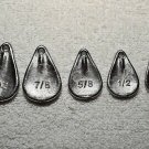 No Snag Sinkers - 3/8oz - 24 Count - Free Shipping - Proudly made in the U.S.A!