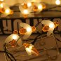 Solar Powered Mini Bee LED Lights, fully waterproof, perfect as gifts and outdoor garden use.