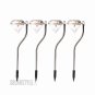 4pcs Solar Diamond Shape Garden LED Waterproof Decorative Lamps