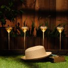 4pcs Solar Diamond Shape Garden LED Waterproof Decorative Lamps