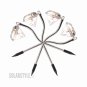 4pcs Solar Diamond Shape Garden LED Waterproof Decorative Lamps