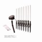 8 Bubble White LED Light Outdoor Lawn Garden Solar Powered Sticks