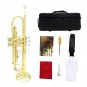 SLADE Professional Trumpet Bb B Flat Brass Instrument 2 Color Trompete With Case