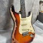 High-Quality 6-String Visit to the Old Electric Guitar Retro Old Sun-Colored