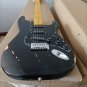 Relic 6 Strings Black Basswood Electric Guitar With SSS Pickups