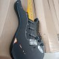 Relic 6 Strings Black Basswood Electric Guitar With SSS Pickups