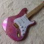 In Stock Oem 6 String Electric Guitar,Pink Particles