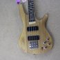 Free Shipping Factory Custom New Display Natural Wood Brown and Black 4-String
