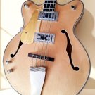 Guitare Électrique Semi-Creuse en Bois Naturel - Modèle HH 514-ups