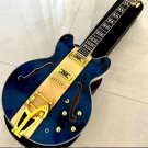 Guitare Électrique Semi-Creuse à Trou en F