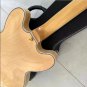 Guitare Électrique Semi-Creuse à Trou en F