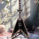 Guitare Électrique à Corps en Acajou