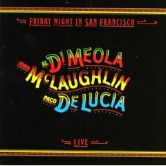 al dimeola john mclaughlin paco delucia : friday night in san francisco, live (gold CD 1981 mint)