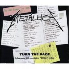 metallica : turn the page CD single 1998 vertigo 3 tracks used very good