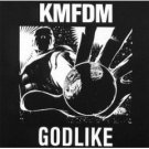 KMFDM : godlike, CD single, 1990 wax trax, 3 tracks, used near mint