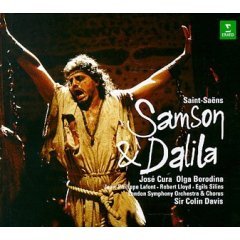 saint-saens : samson & dalila, jose cura olga borodina, colin davis CD 2-disc 1998 erato mint