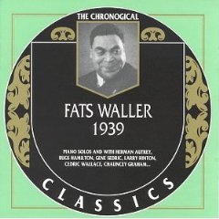 fats waller - 1939 CD 1997 classics records made in france 23 tracks used mint