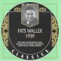 fats waller - 1939 CD 1997 classics records made in france 23 tracks used mint