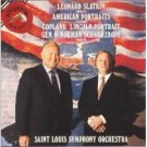 leonard slatkin conducts american portraits CD 1992 RCA used mint