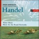 handel - water music and music for the royal fireworks - roger norrington & LCP CD 1997 virgin new