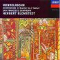 mendelssohn symphonies 3 Scottish & 4 Italian - SFS with blomstedt CD 1993 decca mint