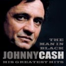johnny cash - the man in black his greatest hits CD 2-disc set 1999 sony used mint barcode punched johnny cash - the man in black his greatest hits CD 2-disc set 1999 sony used mint barcode punched