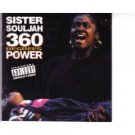 sister souljah - 360 degrees of power CD 1992 sony epic used like new barcode punched