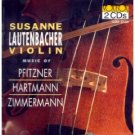 Music of Pfitzner Hartmann Zimmermann - susanne lautenbacher violin CD 2-discs 1994 vox mint